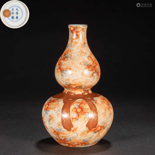 CHINESE GOURD BOTTLE, QING DYNASTY