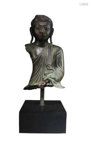 A Bronze Buddha Fragment