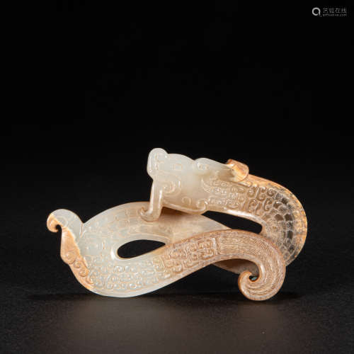 CHINESE JADE DRAGON, HAN DYNASTY