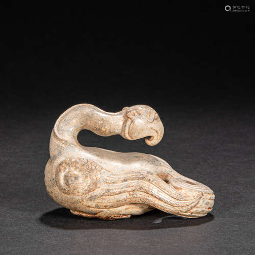 CHINESE HETIAN JADE PHOENIX, HAN DYNASTY