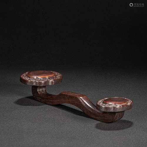 CHINESE ROSEWOOD RUYI, QING DYNASTY