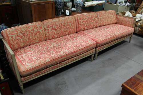 A Set of 2 Vintage Sofas