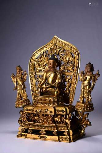Gilt Bronze Figure of Buddha Story