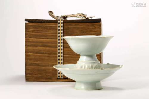 Hutian Kiln Cup and Cup Stand