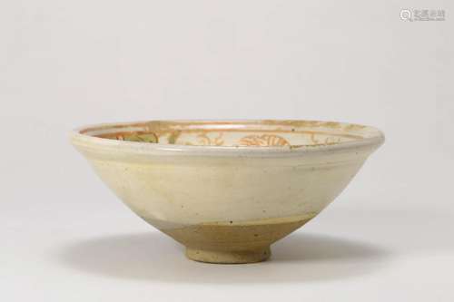 Cizhou Kiln Green and Red Glaze Bowl