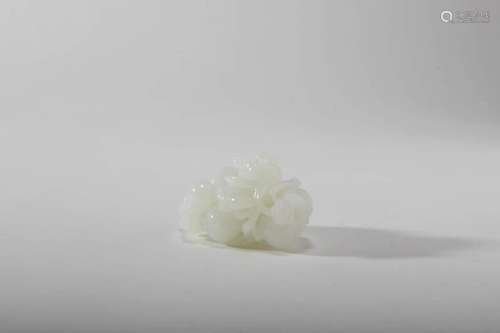 Carved White Jade Boy