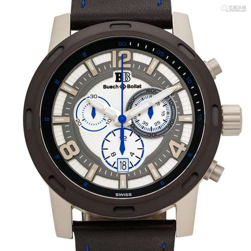 Buech & Boilat Baracchi Men Swiss 46mm Case Watch