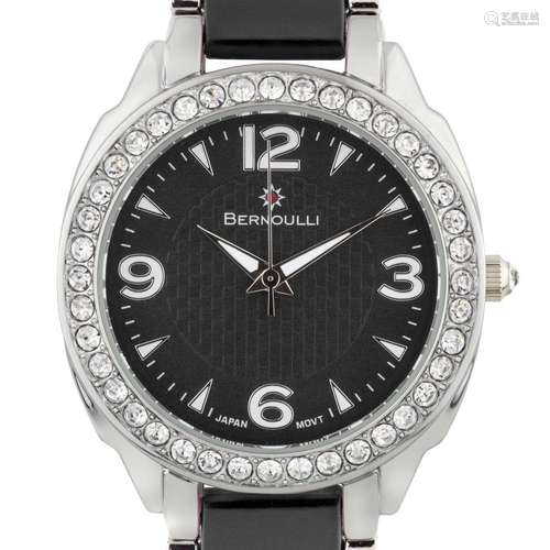 Bernoulli 35mm Case Casual Crystal Bezel Watch