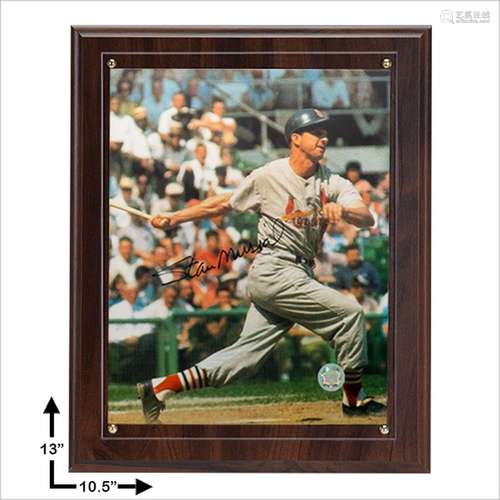 Stan Musial St. Louis Cardinals Framed Plaque GFA