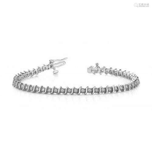 14KT WHITE GOLD 1 CTW G-H SI2/SI3 CLASSIC ILLUSION S DI