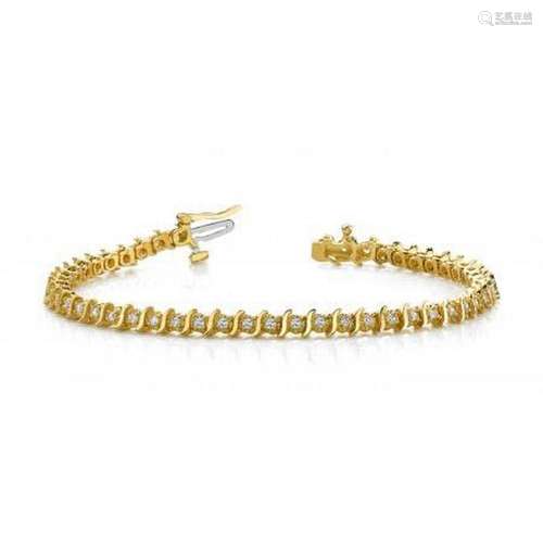 14KT YELLOW GOLD 1 CTW G-H VS2/SI1 CLASSIC ILLUSION S D