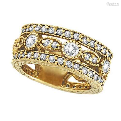 Antique style Style Eternity Diamond Anniversary Ring 1