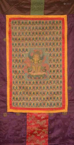 Vajrakila Thangka, Qing