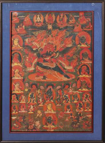 Vajrakila Thangka, Qing