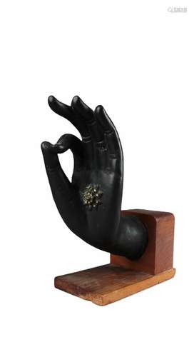 Antique Bronze Buddha Hand