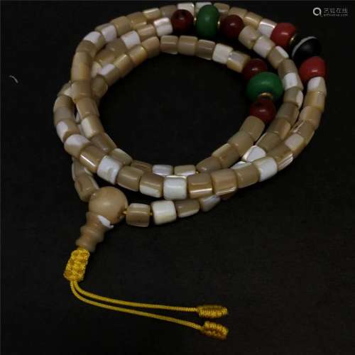 Tibetan antique shell beads