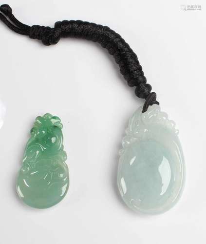 Two Chinese Jade Pendants