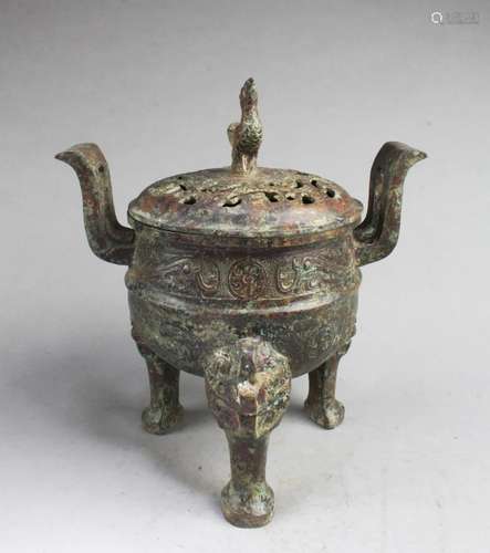 Chinese Bronze Incense Burner