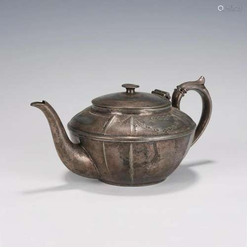 A CHINESE SILVER KETTLE