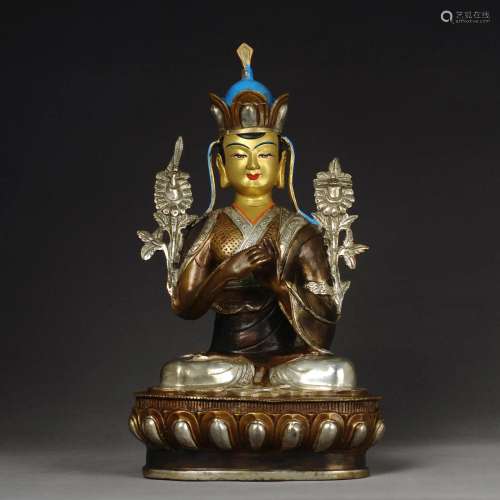 Tibet Bronze Buddha Statue-Bon Buddha Statue