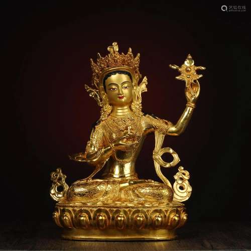 Tibet Bronze Buddha Statue-Bon Buddha Statue