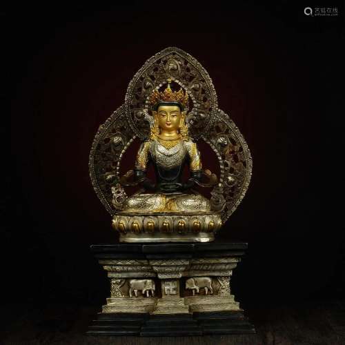 Tibetan Bronze Buddha Statue-Bon Buddha