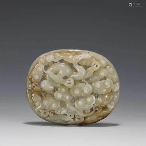 A CHINESE JADE PLAQUE