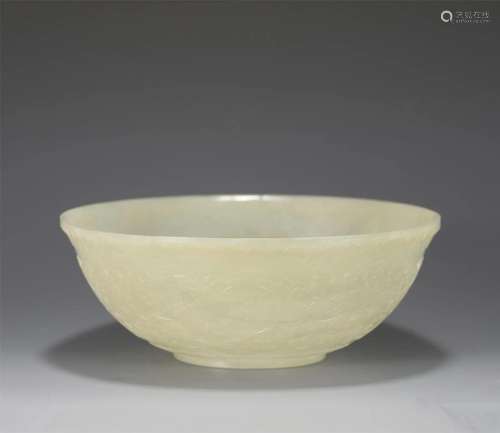 A CHINESE JADE BOWL