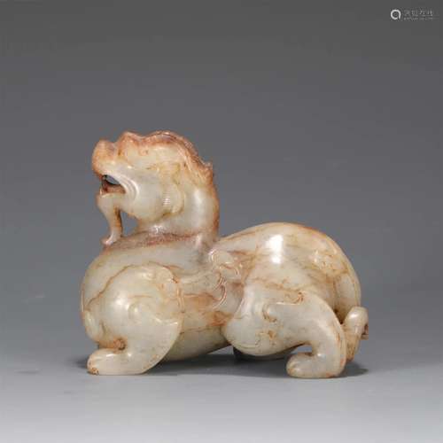 A CHINESE JADE BEAST