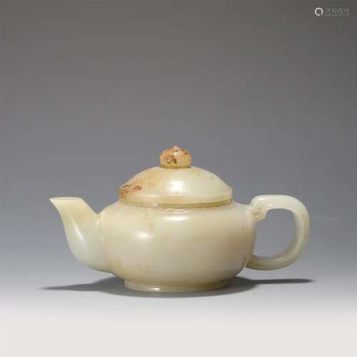 A CHINESE JADE TEAPOT