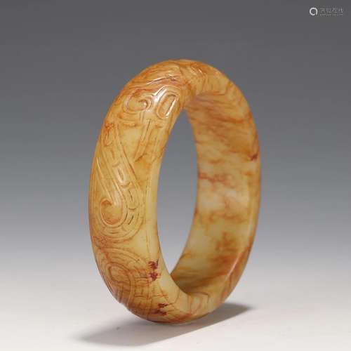 A CHINESE JADE BRACELET