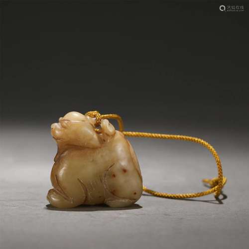 A CHINESE JADE BEAST