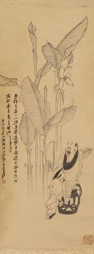 A CHINESE PAINTING OF FIGURE