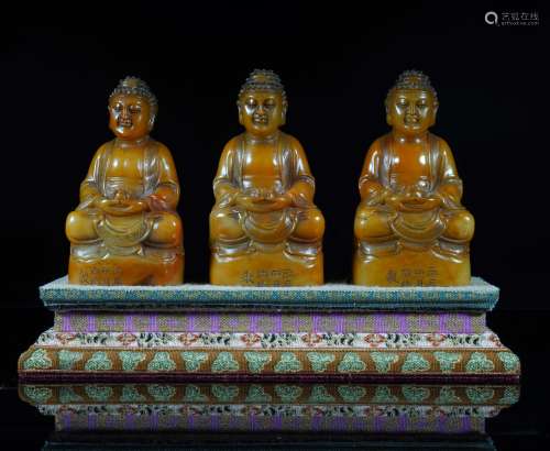 Tianhuang Figures of Three Buddha