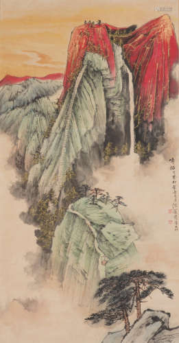 Chinese Landscape Painting by He Haixia