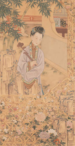 Chinese Figure Painting by Giuseppe Castiglione