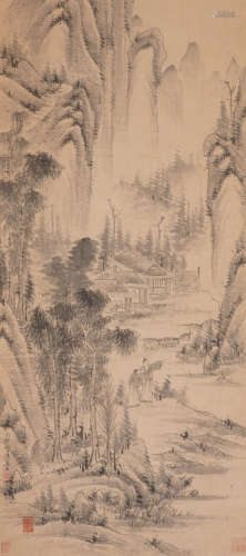Chinese Landscape Painting by Wu Li