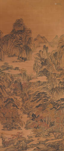 Chinese Landscape Painting by Wang Yu