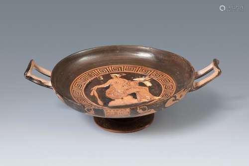 Kylix of Magna Graecia, 4th century BC. Ceramics. Provenance...