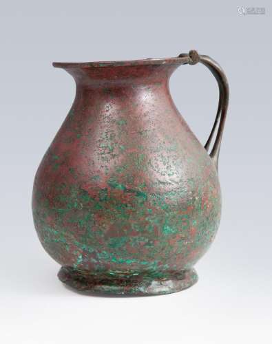 Etruscan jug. V-IV century BC. In bronze. Measures: 16,5 x 1...