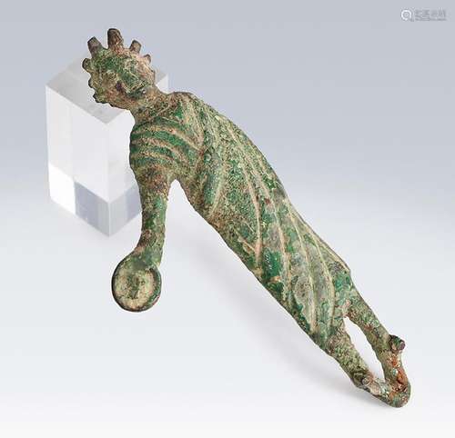 Etruscan divinity of the 2nd century BC. Bronze.