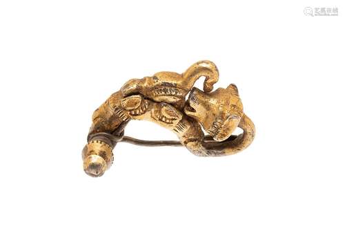 Zoomorphic fibula. Celtiberian culture, IV-II centuries BC. ...