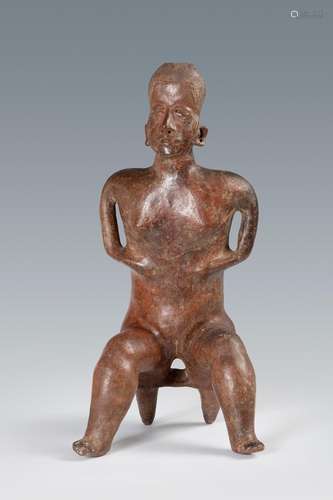 Anthropomorphic figure from the Nayarit culture, Western Mex...