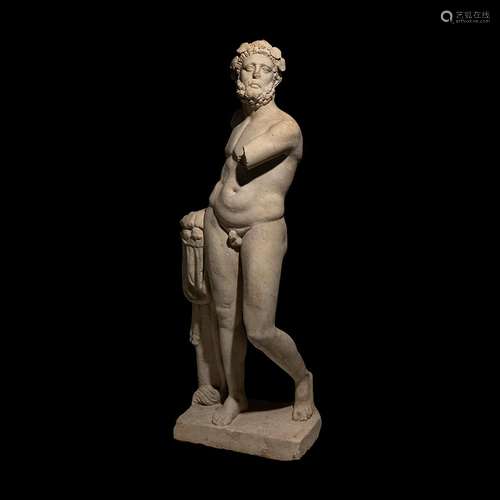 Sculpture of Hercules. Rome, end of the second century AD. M...