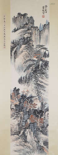 Chinese Landscape Painting by Xiao Qianzhong