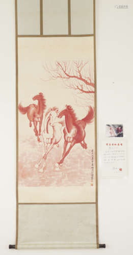 The Horses，by Xu Beihong