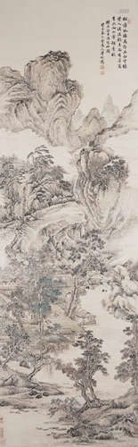 Chinese Landscape Painting by Pu Jin