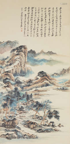 Chinese Landscape Painting by Zhang Daqian