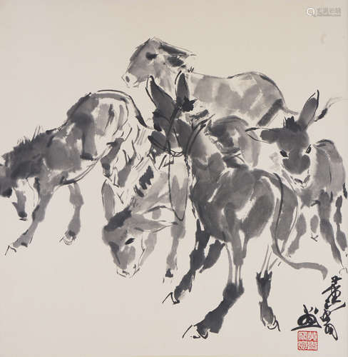 The Donkeys，by Huang Zhou