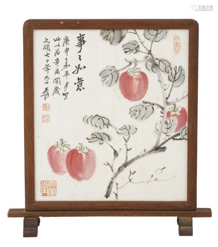 Chinese Flower Painting by Zhang Daqian